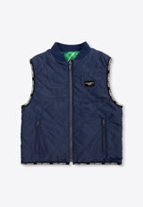 Dolce & Gabbana Kids Reversible Quilted Vest L4JB6I G7K8O-S9000