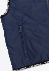 Dolce & Gabbana Kids Reversible Quilted Vest L4JB6I G7K8O-S9000