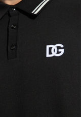 Dolce & Gabbana Logo-Embroidered Polo T-shirt GXZ02Z JBCBZ-N0000