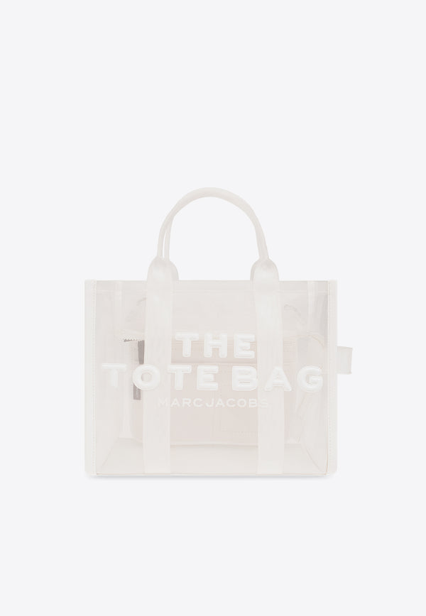Marc Jacobs The Medium Mesh Logo Tote Bag White H005M06SP21 0-100