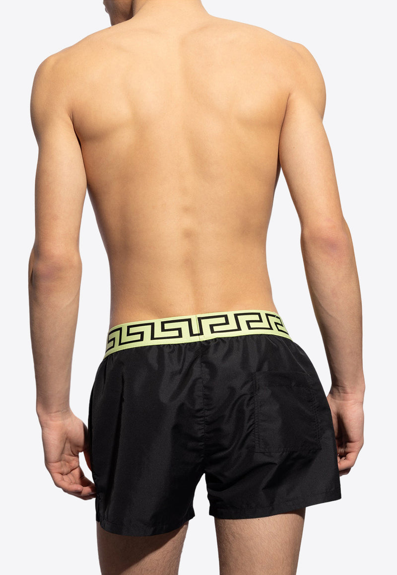 Versace Greca Border Swim Shorts Black KĄPIELOWE 1005475 A232415-2BO40