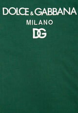 Dolce & Gabbana Kids Boys Logo-Embroidered Crewneck T-shirt L4JTEY G7E5G-V0340