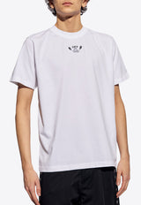 Off-White Paisley Motif Crewneck T-shirt White OMAA027S24 JER001-0110
