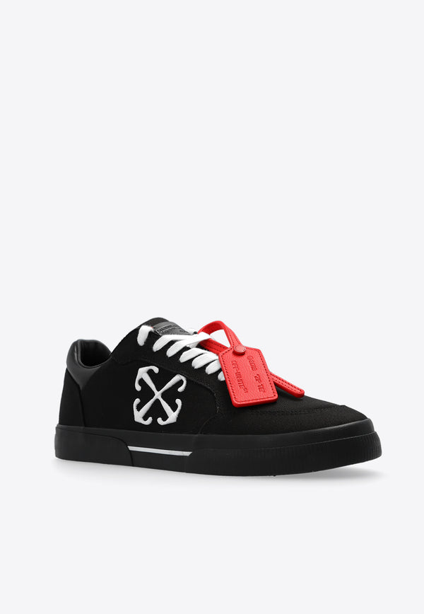 Off-White New Low Vulcanized Sneakers Black OMIA293S24 FAB001-1001