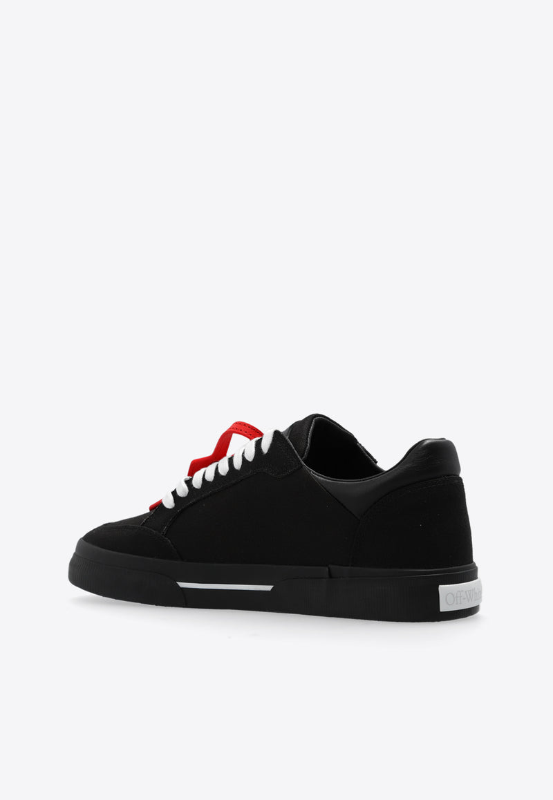 Off-White New Low Vulcanized Sneakers Black OMIA293S24 FAB001-1001