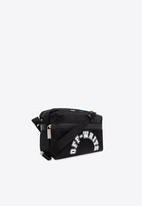 Off-White Logo Print Nylon Shoulder Bag Black OMNQ089S24 FAB001-1001