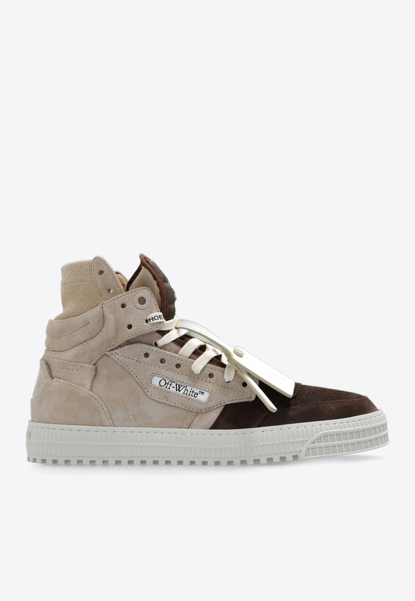 Off-White 3.0 Off Court High-Top Sneakers Beige OMIA065S24 LEA003-6003