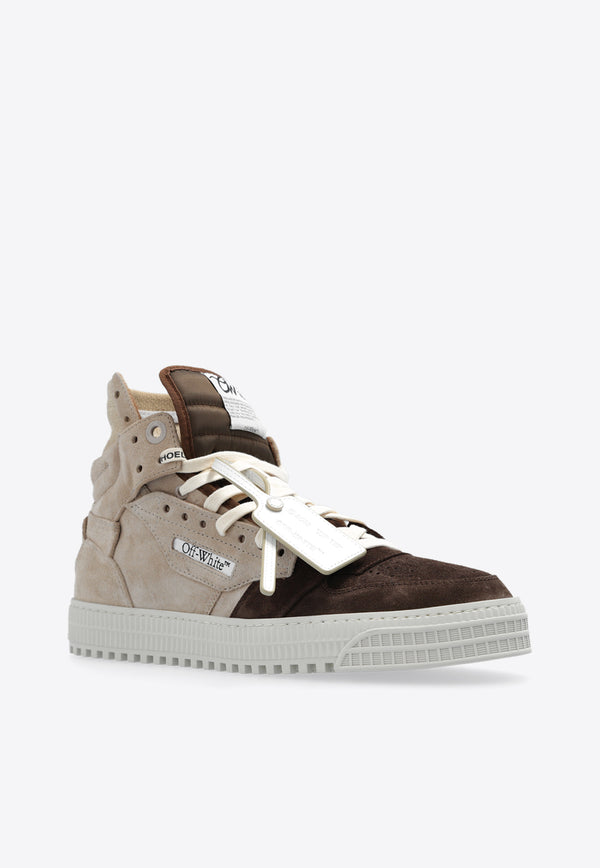 Off-White 3.0 Off Court High-Top Sneakers Beige OMIA065S24 LEA003-6003