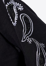 Off-White Arrow Bandana Crewneck Sweatshirt Black OMBA054S24 FLE002-1001