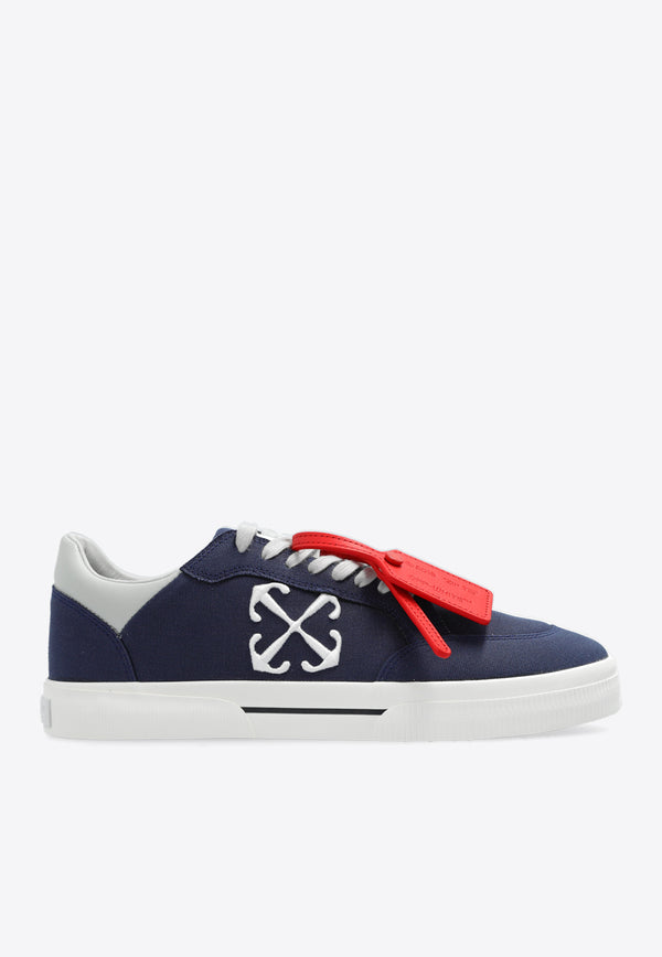 Off-White New Low Vulcanized Sneakers Navy OMIA293S24 FAB001-4801