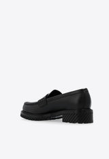 Off-White Military Leather Loafers Black OMIG009C99 LEA001-1010