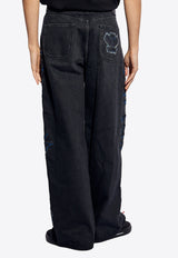 Off-White Natlover Baggy Jeans Multicolor OMYA186S24 DEN003-1346