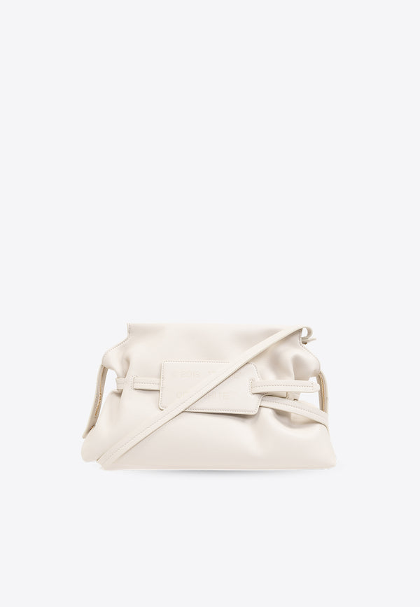 Off-White Zip Tie Leather Shoulder Bag White OWNM048S24 LEA001-0400