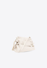 Off-White Zip Tie Leather Shoulder Bag White OWNM048S24 LEA001-0400