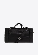 Off-White Logo Print Duffel Bag Black OMNL019S24 FAB001-1000