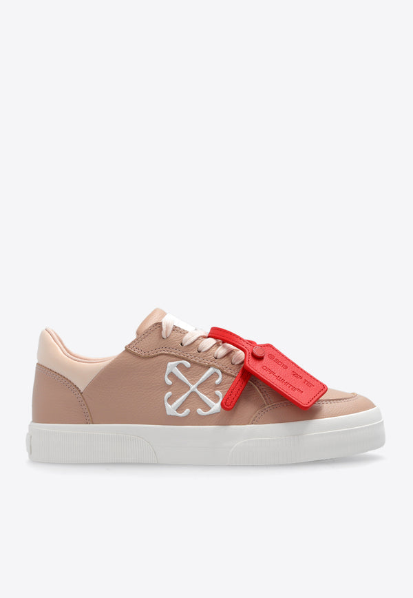 Off-White New Low Vulcanized Leather Sneakers Pink OWIA288S24 LEA001-3301