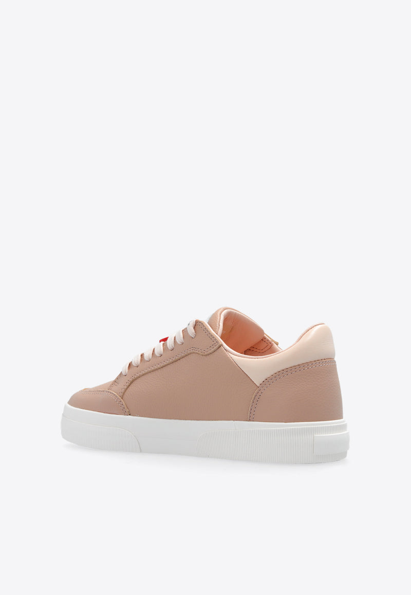 Off-White New Low Vulcanized Leather Sneakers Pink OWIA288S24 LEA001-3301