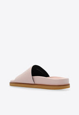 Off-White Off Stamp Leather Slides Pink OWIT006S24 LEA001-0303