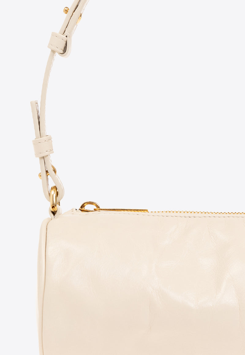 Off-White Mini Torpedo Leather Shoulder Bag Cream OWNX034S24 LEA001-0400