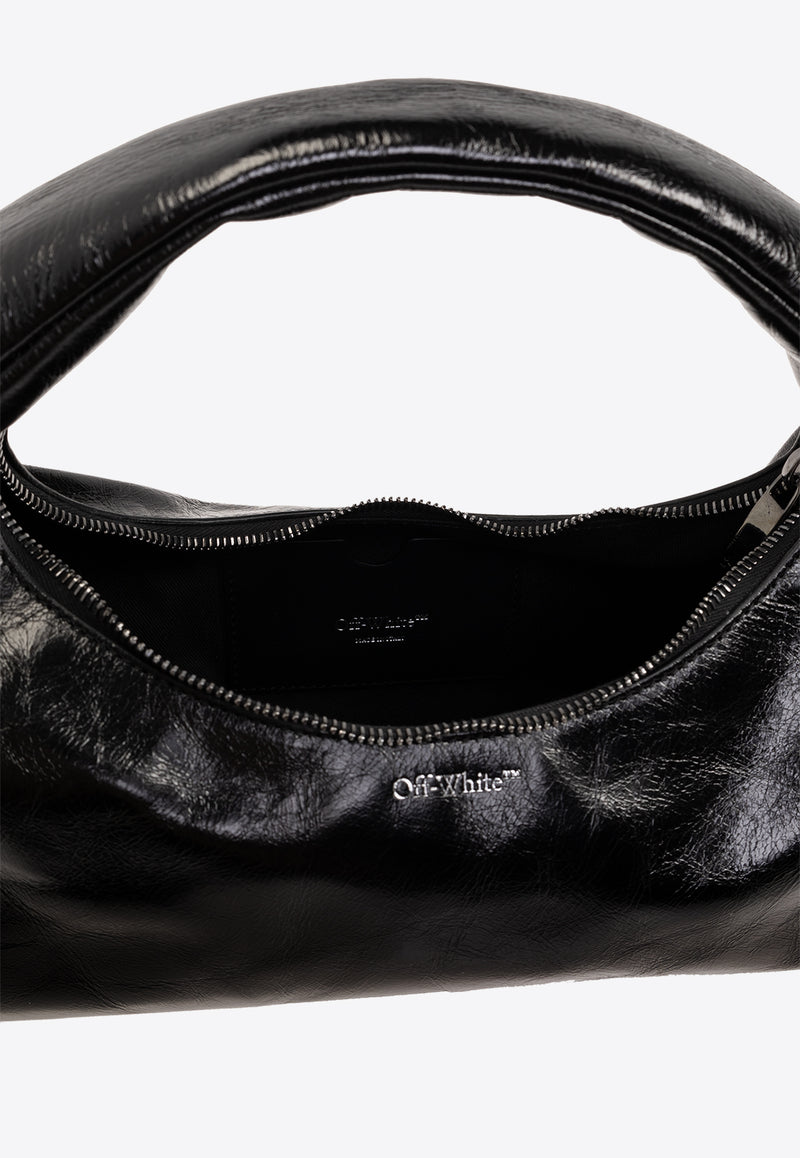 Off-White Arcade Leather Shoulder Bag Black OWNN174S24 LEA001-1000