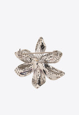 Dolce & Gabbana Crystal-Embellished Lily Brooch WPQ3S3 W1111-87655