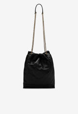 Saint Laurent Jamie Pochon Nappa Leather Shoulder Bag Black 781666AAB32/Q_YSL-1000