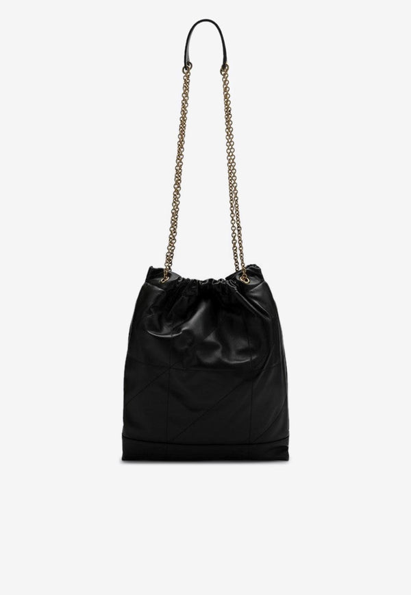 Saint Laurent Jamie Pochon Nappa Leather Shoulder Bag Black 781666AAB32/R_YSL-1000