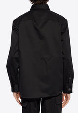 Versace Medusa Buttoned Overshirt Black 1008738 1A10683-1B000