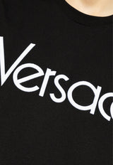 Versace 1978 Re-edition Logo T-shirt Black 1012545 1A09028-1B000