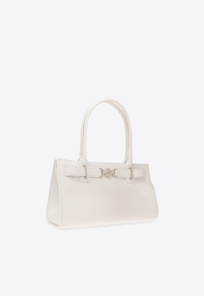 Versace Small Medusa '95 Top Handle Bag White 1013168 1A10795-1W00P