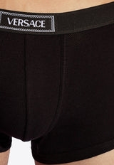 Versace Logo Waistband Boxers Black 1014037 1A09410-1B000