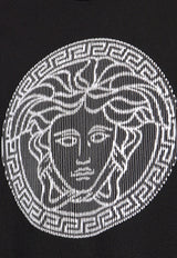 Versace Medusa Sliced Crewneck T-shirt Black 1013302 1A10721-1B000