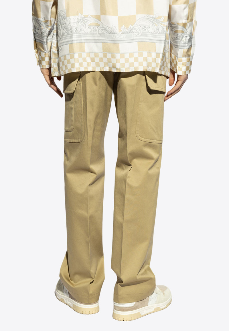 Versace Chino Cargo Pants Beige 1015131 1A10683-1KD40
