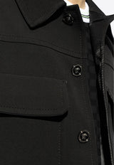 Versace Wool-Blend Twill Jacket Black 1014425 1A10676-1B000