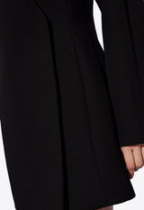 Jacquemus Ovalo Mini Wrap Dress Black 241DR120 1526-990
