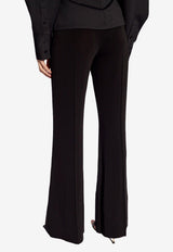 Jacquemus Apollo Flared-Leg Tailored Pants Black 241PA108 1322-990