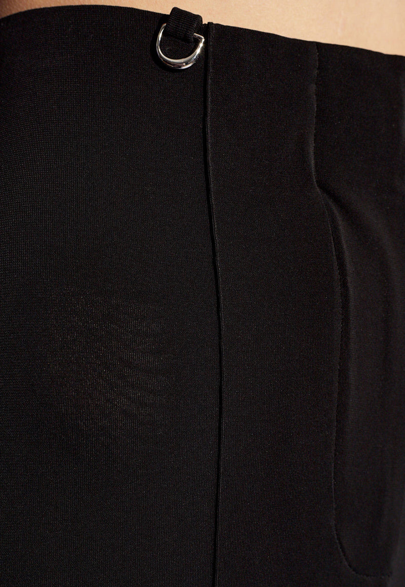 Jacquemus Apollo High-Waist Flared Pants Black 241PA108 1322-990