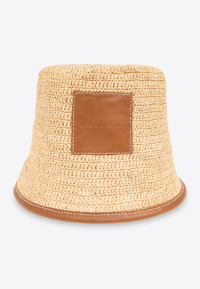 Jacquemus Le Bob Soli Bucket Hat Beige 245AC642 3072-811