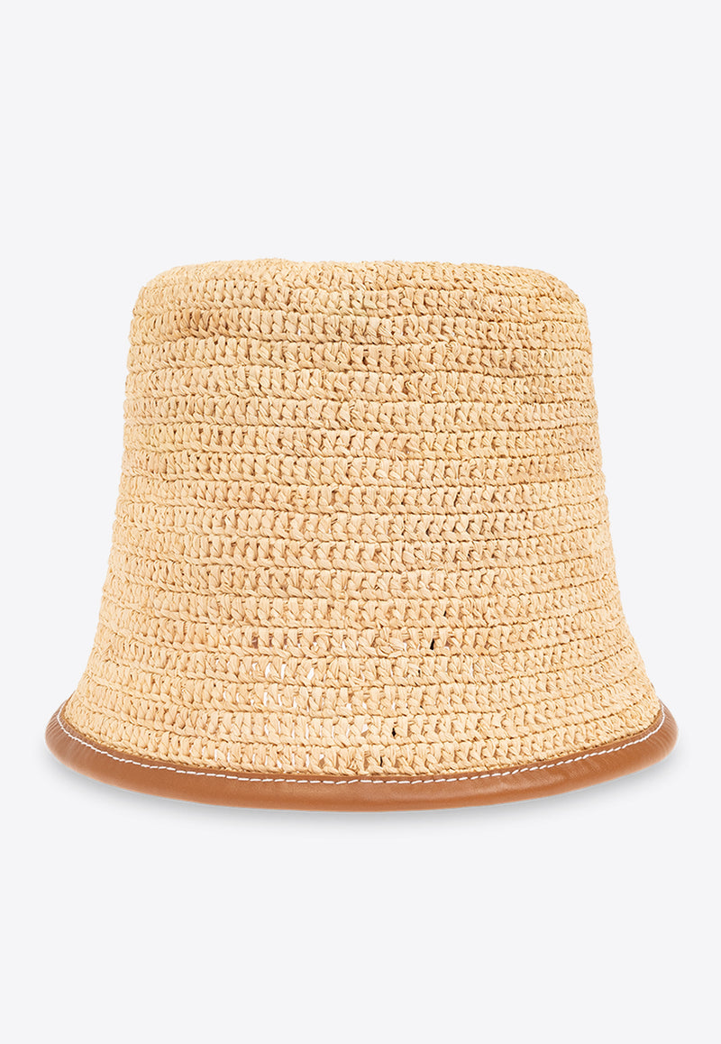 Jacquemus Le Bob Soli Bucket Hat Beige 245AC642 3072-811