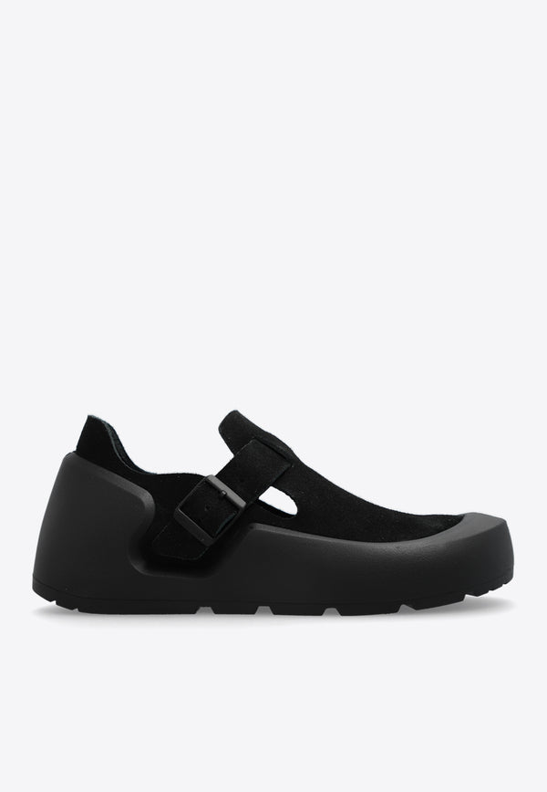 Birkenstock Reykjavik Suede and Leather Sneakers Black 1027520 0-BLACK