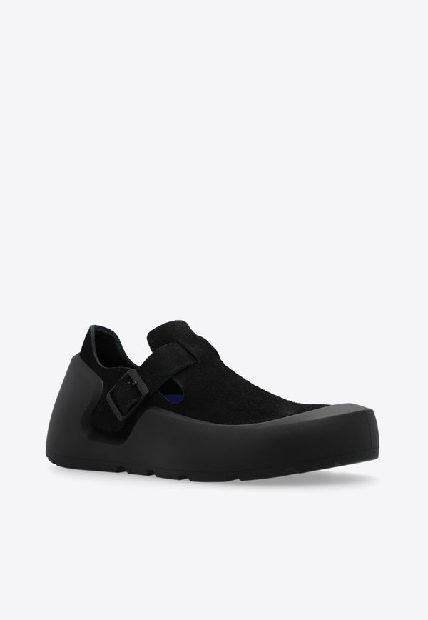 Birkenstock Reykjavik Suede and Leather Sneakers Black 1027520 0-BLACK