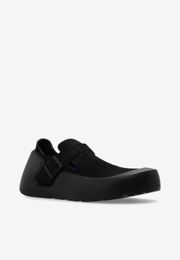 Birkenstock Reykjavik Suede and Leather Sneakers Black 1027471 0-BLACK