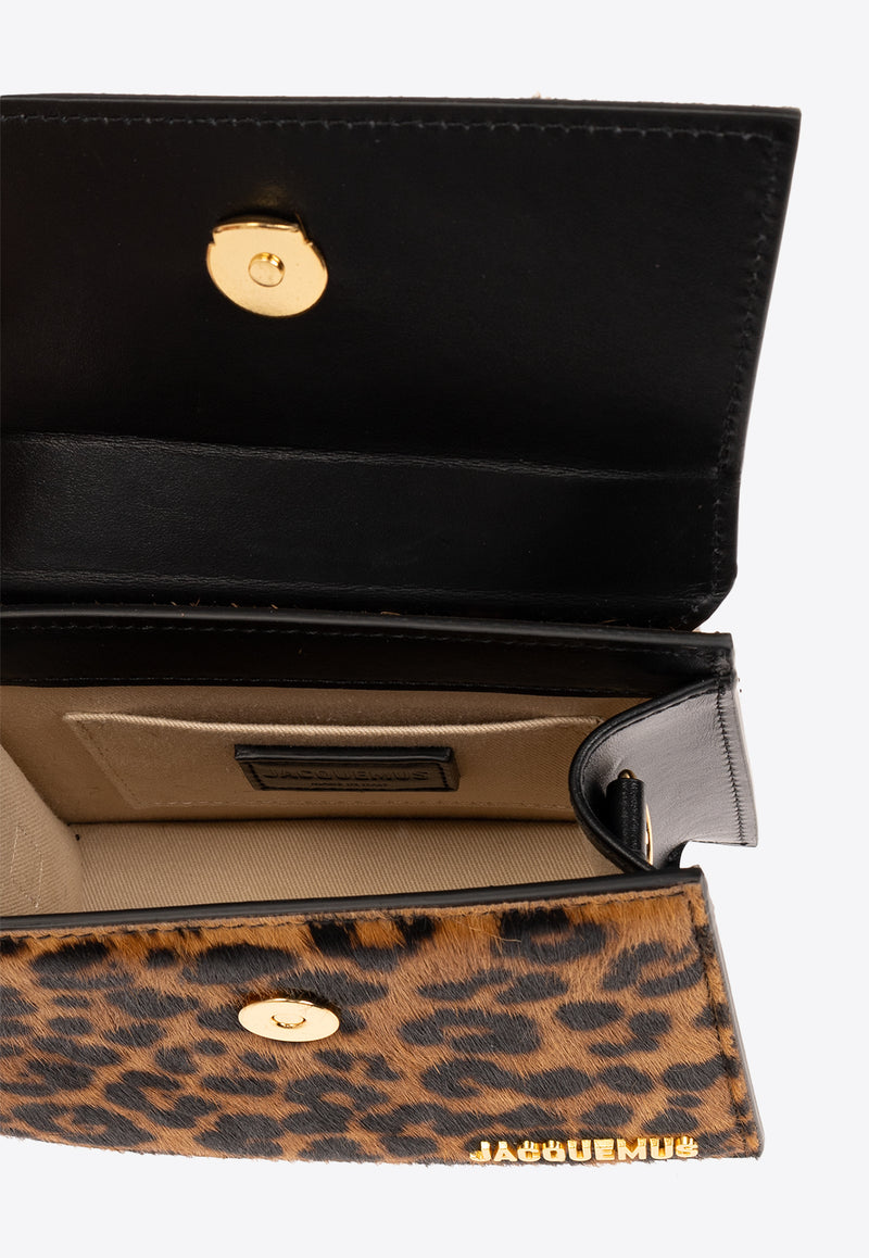 Jacquemus Le Chiquito Moyen Leopard Print Shoulder Bag Brown 213BA002 3168-8BQ