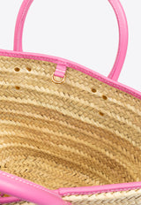Jacquemus Le Panier Soli Beach Basket Bag Pink 223BA045 3060-434