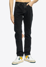Saint Laurent Basic Slim-fit Jeans Black 597052 Y07TE-3962