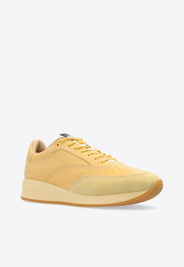 Jacquemus La Daddy Low-Top Sneakers Yellow 245FO098 4316-205