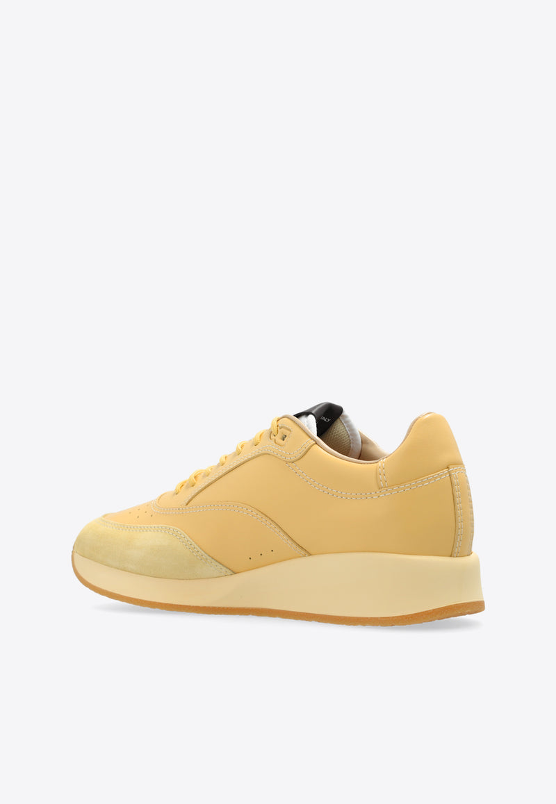 Jacquemus La Daddy Low-Top Sneakers Yellow 245FO098 4316-205