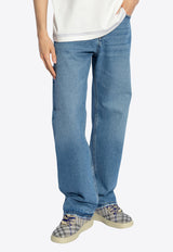 Jacquemus Droit Straight-Leg Jeans Blue 245DE028 1513-33C