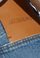 Jacquemus Droit Straight-Leg Jeans Blue 245DE028 1513-33C