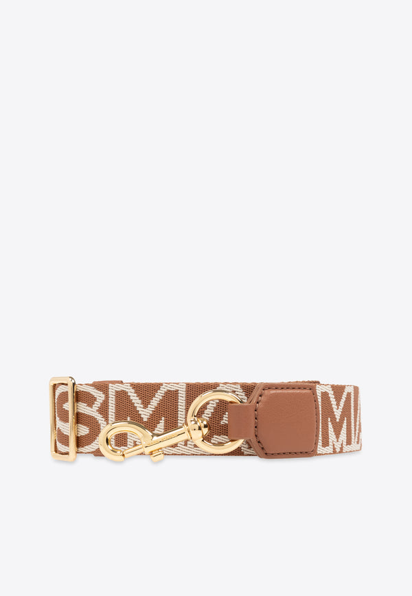 Marc Jacobs The Thin Outline Logo Webbing Strap Brown 2S3SST002S02 0-213